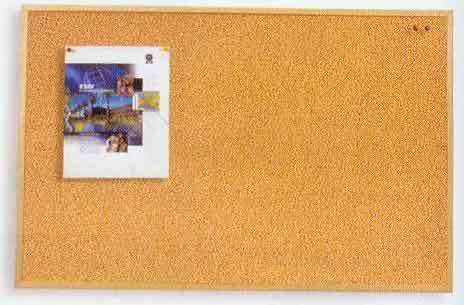 Corkboard with Wooden Frame